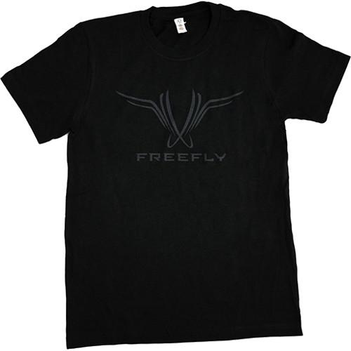 FREEFLY Black Organic Cotton T-Shirt with Freefly 940-00017-L, FREEFLY, Black, Organic, Cotton, T-Shirt, with, Freefly, 940-00017-L