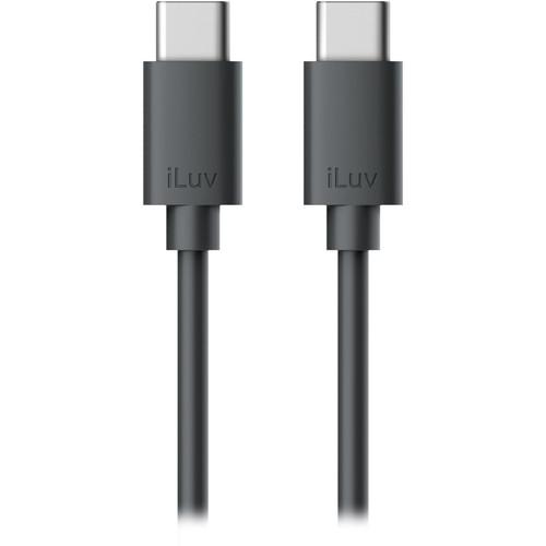 iLuv USB 2.0 Type-C Charge & Sync Cable (6', Black) ICB57BLK, iLuv, USB, 2.0, Type-C, Charge, &, Sync, Cable, 6', Black, ICB57BLK