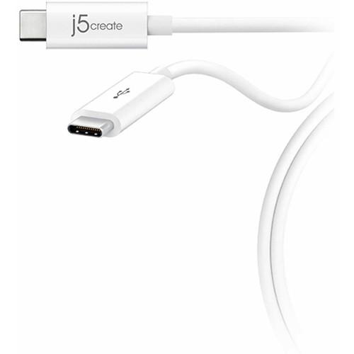 j5create USB 2.0 Type-C Male Electronically Marked Cable JUCX04, j5create, USB, 2.0, Type-C, Male, Electronically, Marked, Cable, JUCX04