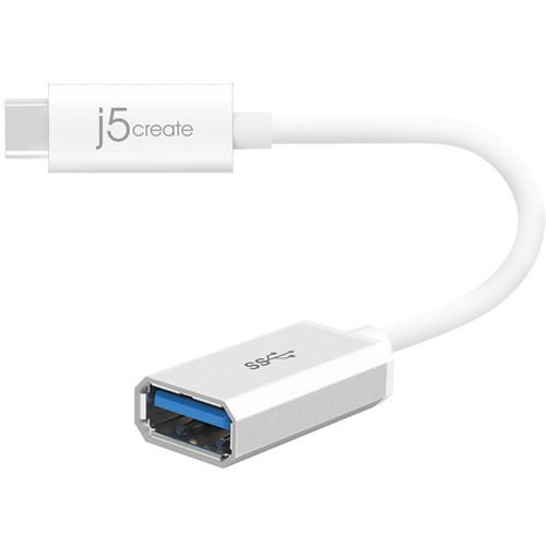 j5create  USB 3.1 Type-C to Type-A Adapter JUCX05, j5create, USB, 3.1, Type-C, to, Type-A, Adapter, JUCX05, Video