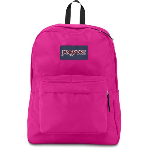JanSport SuperBreak 25L Backpack (Cyber Pink) JS00T50101B