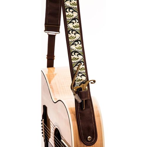 KYSER Kyser KS1A Guitar Strap (Spring K, Brown) KS1A