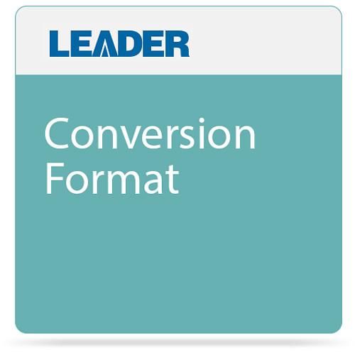 Leader  Conversion Format VC7ASYSXX, Leader, Conversion, Format, VC7ASYSXX, Video