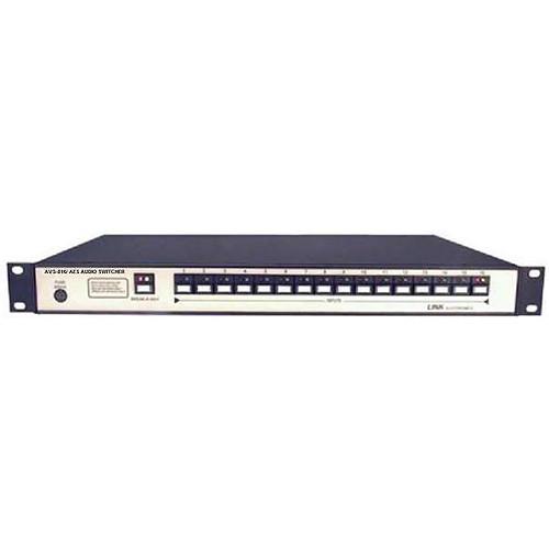 Link Electronics 16x1 Audio Switcher with AES Matrix AVS-816/AES, Link, Electronics, 16x1, Audio, Switcher, with, AES, Matrix, AVS-816/AES