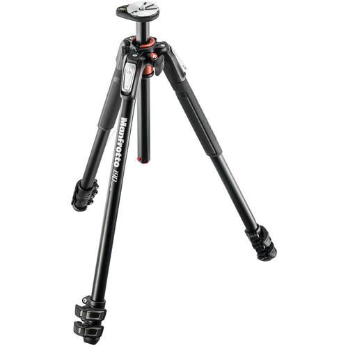 Manfrotto MT190XPRO3 Aluminum Tripod with XPRO Geared 3-Way, Manfrotto, MT190XPRO3, Aluminum, Tripod, with, XPRO, Geared, 3-Way,