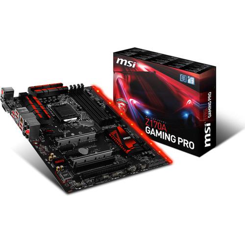 MSI Z170A Gaming Pro ATX Motherboard Z170A GAMING PRO, MSI, Z170A, Gaming, Pro, ATX, Motherboard, Z170A, GAMING, PRO,
