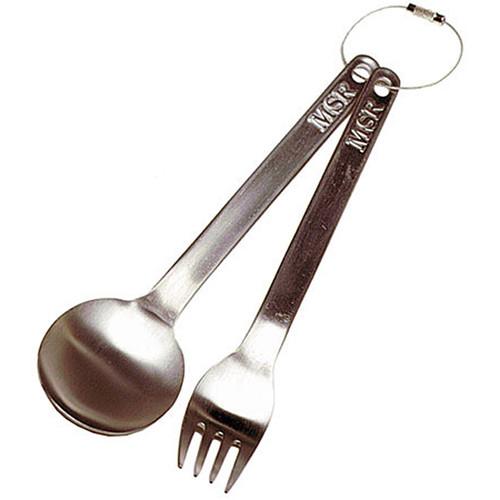 MSR  Titan Fork & Spoon Set 321150, MSR, Titan, Fork, Spoon, Set, 321150, Video