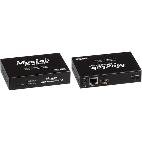 MuxLab UHD-4K HDMI over HDBaseT Lite Extender Kit 500451-POE, MuxLab, UHD-4K, HDMI, over, HDBaseT, Lite, Extender, Kit, 500451-POE,