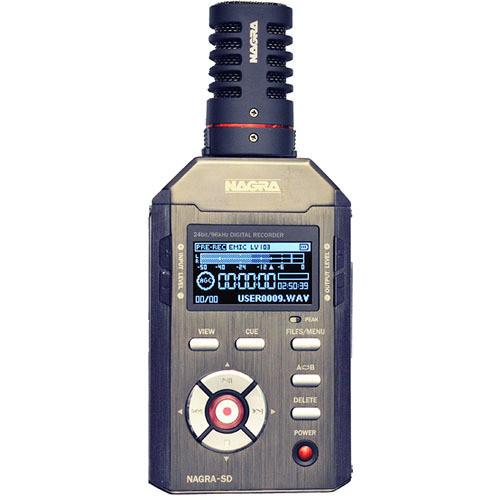 Nagra SD Hand-Held Digital Audio Recorder & Clip-On Stereo