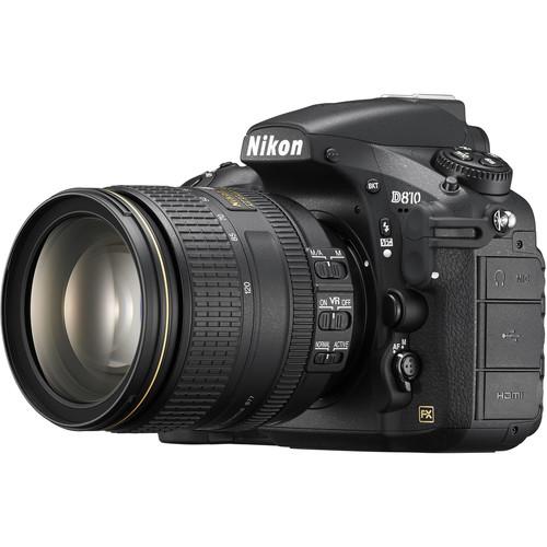 Nikon D810 DSLR Camera with 24-120mm Lens and 6-Track Field