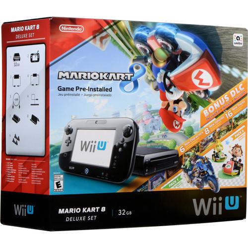 Nintendo Wii U Mario Kart 8 Deluxe Bundle (Black) WUPSKAGP