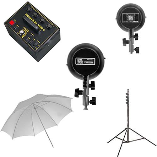 Novatron V600-D 2 Head Starter Kit with Umbrella N2656KIT, Novatron, V600-D, 2, Head, Starter, Kit, with, Umbrella, N2656KIT,