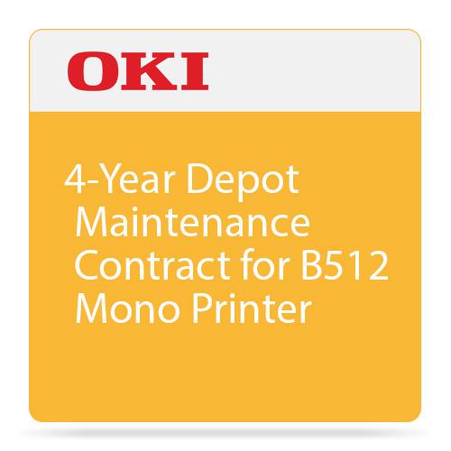 OKI 4-Year Depot Maintenance Contract for B512 Mono 38039704, OKI, 4-Year, Depot, Maintenance, Contract, B512, Mono, 38039704,