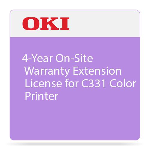 OKI 4-Year On-Site Warranty Extension for C331 Color 38035304, OKI, 4-Year, On-Site, Warranty, Extension, C331, Color, 38035304