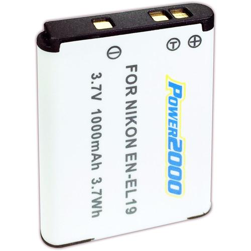 Power2000 EN-EL19 Rechargeable Lithium-Ion Battery Pack ACD-338