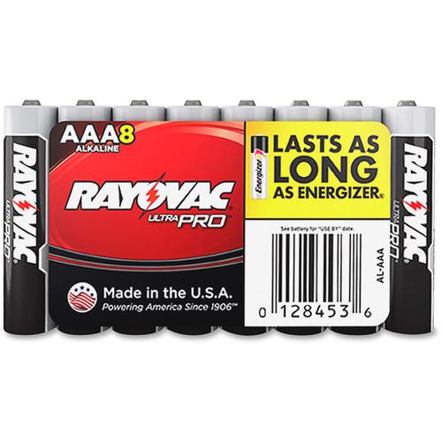 RAYOVAC AAA Alkaline Battery (Shrink-Wrapped, 8-Pack) AL-AAA