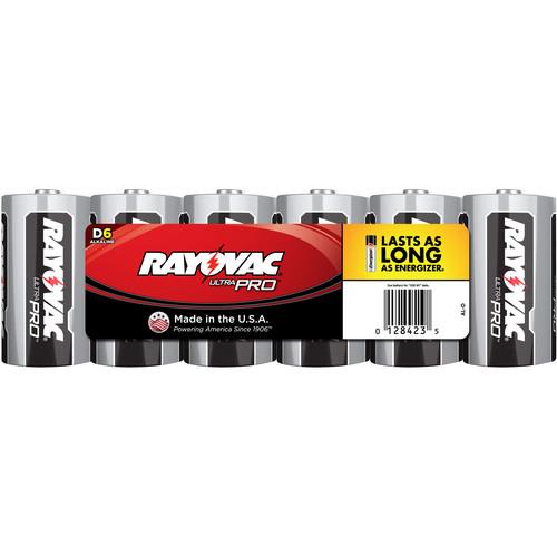 RAYOVAC D Alkaline Battery (Shrink-Wrapped, 6-Pack) AL-D, RAYOVAC, D, Alkaline, Battery, Shrink-Wrapped, 6-Pack, AL-D,