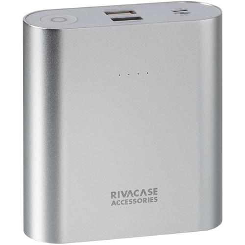 RIVACASE 15000 mAh Portable Power Pack (Silver) VA1015SLVR