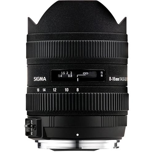 Sigma 8-16mm f/4.5-5.6 DC HSM Ultra-Wide Zoom Lens for Select