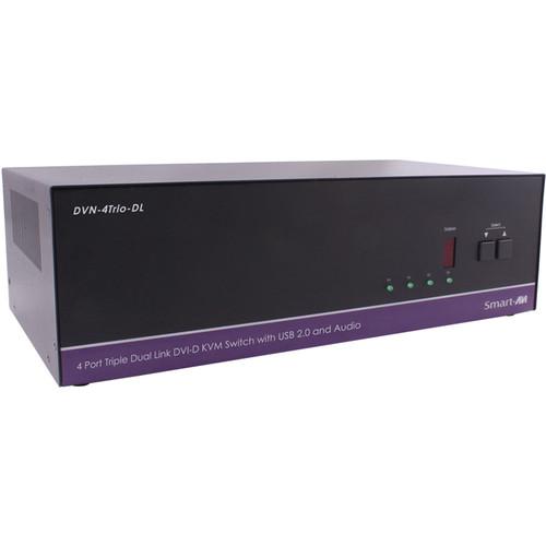 Smart-AVI DVN-4Trio-DLS DVI-D KVM Switch with USB DVN-4TRIO-DLS, Smart-AVI, DVN-4Trio-DLS, DVI-D, KVM, Switch, with, USB, DVN-4TRIO-DLS