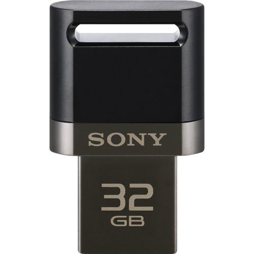 Sony 32GB USB On-the-Go Flash Drive (Black) USM32SA3/B