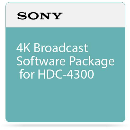 Sony 4K Broadcast Software Package for HDC-4300 SZC4001, Sony, 4K, Broadcast, Software, Package, HDC-4300, SZC4001,