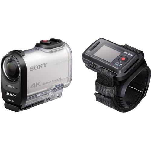 Sony FDR-X1000V 4K Action Cam Beginners Kit with Live View
