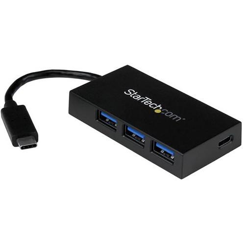 StarTech HB30C3A1CFB 4-Port USB 3.0 Hub (Black) HB30C3A1CFB, StarTech, HB30C3A1CFB, 4-Port, USB, 3.0, Hub, Black, HB30C3A1CFB,
