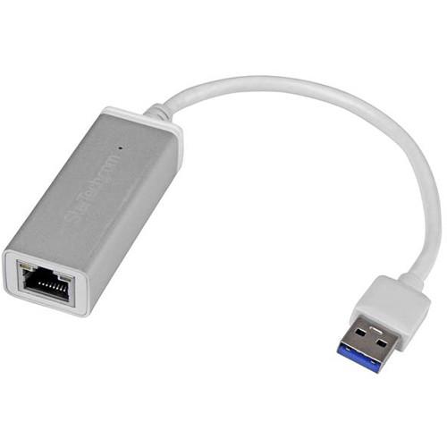 StarTech USB 3.0 to Gigabit Network Adapter (Silver) USB31000SA, StarTech, USB, 3.0, to, Gigabit, Network, Adapter, Silver, USB31000SA