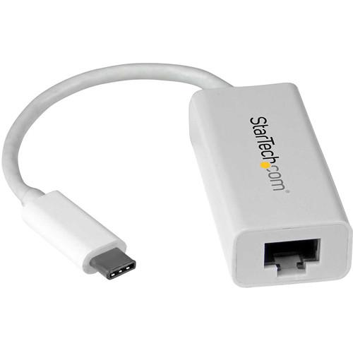 StarTech USB-C to Gigabit Network Adapter (White) US1GC30W, StarTech, USB-C, to, Gigabit, Network, Adapter, White, US1GC30W,