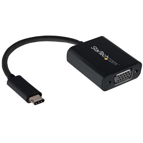 StarTech  USB-C to VGA Adapter (Black) CDP2VGA, StarTech, USB-C, to, VGA, Adapter, Black, CDP2VGA, Video
