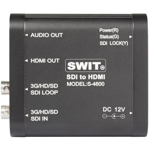 SWIT  S-4600 SDI to HDMI Converter S-4600, SWIT, S-4600, SDI, to, HDMI, Converter, S-4600, Video