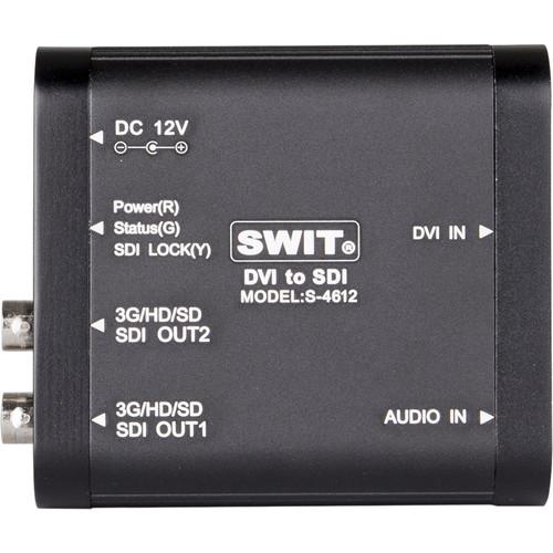 SWIT  S-4612 DVI to SDI Converter S-4612, SWIT, S-4612, DVI, to, SDI, Converter, S-4612, Video
