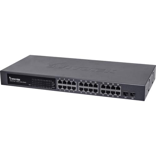 Vivotek AW-FGT-260A-250 Unmanaged 24-Port PoE AW-FGT-260A-250, Vivotek, AW-FGT-260A-250, Unmanaged, 24-Port, PoE, AW-FGT-260A-250