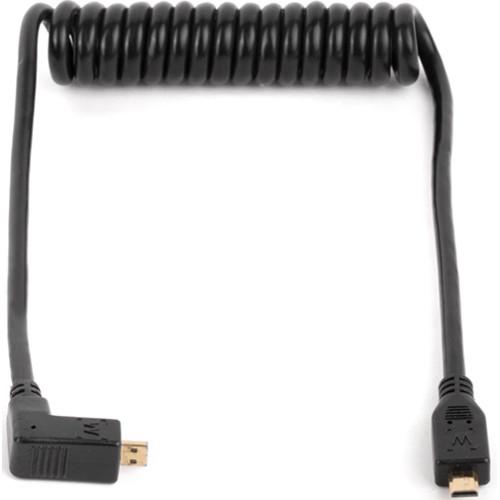 Wooden Camera WC Coiled Right-Angle Micro HDMI to WC-206800