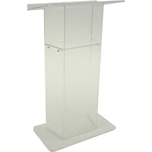 AmpliVox Sound Systems Frosted Acrylic Lectern SN305010