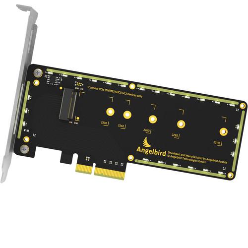 Angelbird Wings PX1 PCIe x4 M.2 Adapter WPX1-FWKF, Angelbird, Wings, PX1, PCIe, x4, M.2, Adapter, WPX1-FWKF,