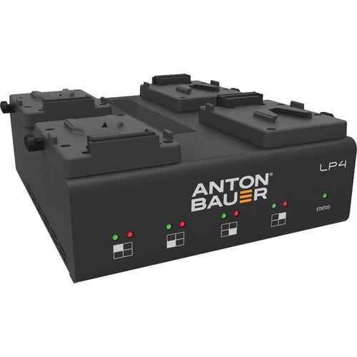 Anton Bauer Four Digital 90 V-Mount Batteries with LP4 45504902, Anton, Bauer, Four, Digital, 90, V-Mount, Batteries, with, LP4, 45504902