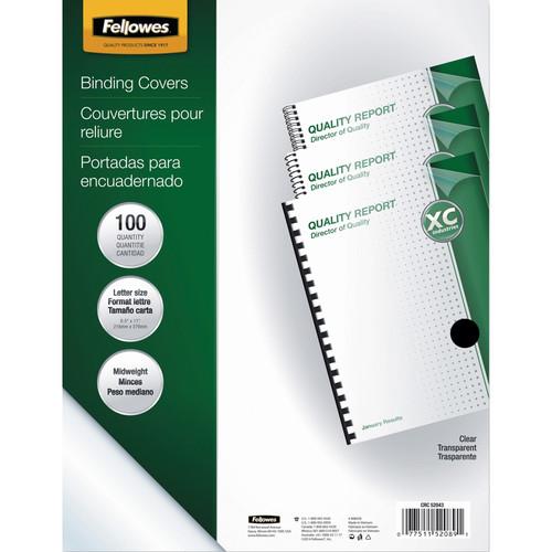 Fellowes  Crystals Clear PVC Binding Covers 52089