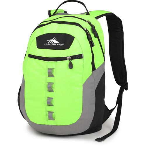 High Sierra Opie Backpack (Lime / Charcoal / Black) 53633-0737, High, Sierra, Opie, Backpack, Lime, /, Charcoal, /, Black, 53633-0737