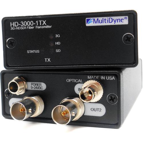 MultiDyne 3 Gbps Multi-Rate Serial Digital Video HD-3000-1TX-ST
