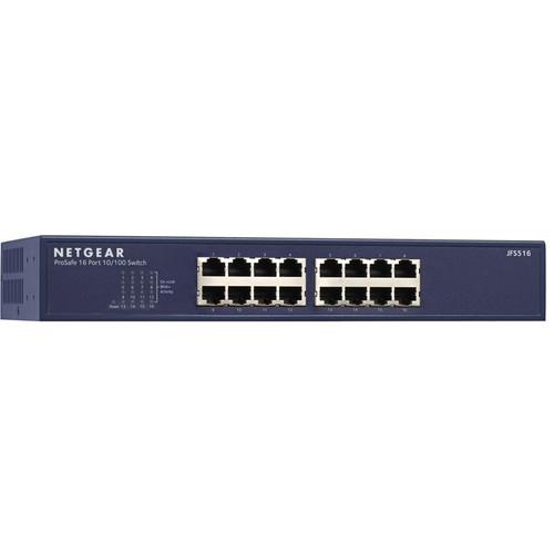 Netgear ProSafe 10/100 Mbps Fast Ethernet Switch JFS516-200NAS, Netgear, ProSafe, 10/100, Mbps, Fast, Ethernet, Switch, JFS516-200NAS