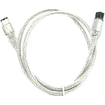 NewerTech Firewire 800 9-Pin to 400 6-Pin Cable NWT1394B96036, NewerTech, Firewire, 800, 9-Pin, to, 400, 6-Pin, Cable, NWT1394B96036