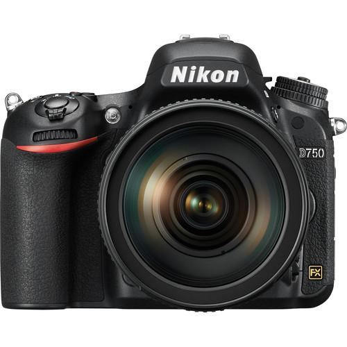 Nikon D750 DSLR Camera with 24-120mm Lens Basic Kit