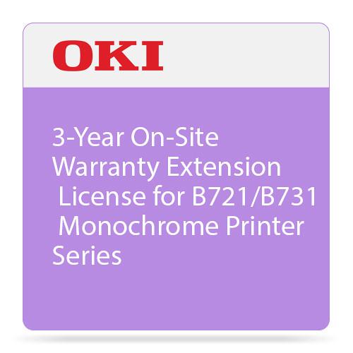 OKI 3-Year On-Site Warranty Extension for B721/B731 38034603, OKI, 3-Year, On-Site, Warranty, Extension, B721/B731, 38034603,