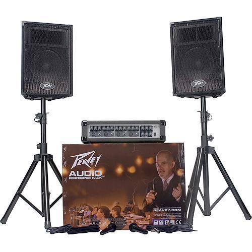 Peavey Audio Performer Pack - Complete PA System 00595700, Peavey, Audio, Performer, Pack, Complete, PA, System, 00595700,