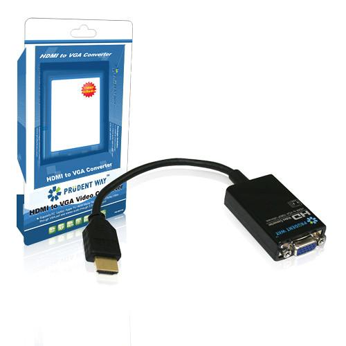 Prudent Way HDMI to VGA Video Converter with Audio PWI-HDMI-VGA, Prudent, Way, HDMI, to, VGA, Video, Converter, with, Audio, PWI-HDMI-VGA