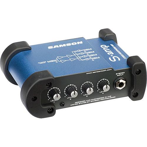 Samson S-amp - 4 Channel Stereo Headphone Amplifier SASAMP, Samson, S-amp, 4, Channel, Stereo, Headphone, Amplifier, SASAMP,