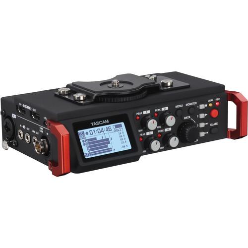 Tascam DR-701D 6-Track Field Recorder for DSLR & Bag Kit