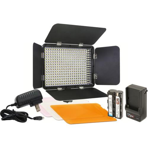 Vidpro LED-330 On-Camera LED Video Light Kit LED-330, Vidpro, LED-330, On-Camera, LED, Video, Light, Kit, LED-330,